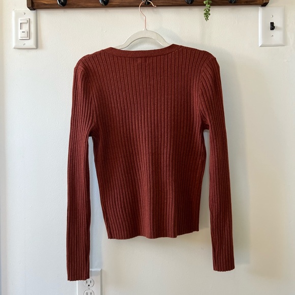 A New Day . Burnt Orange Sweater - Picture 3 of 3